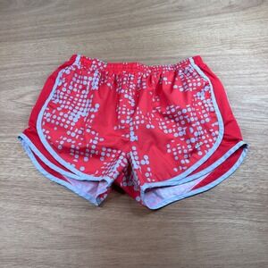 Nike Dri-FIT Running Shorts Women's Size S Red & Gray Athletic Training